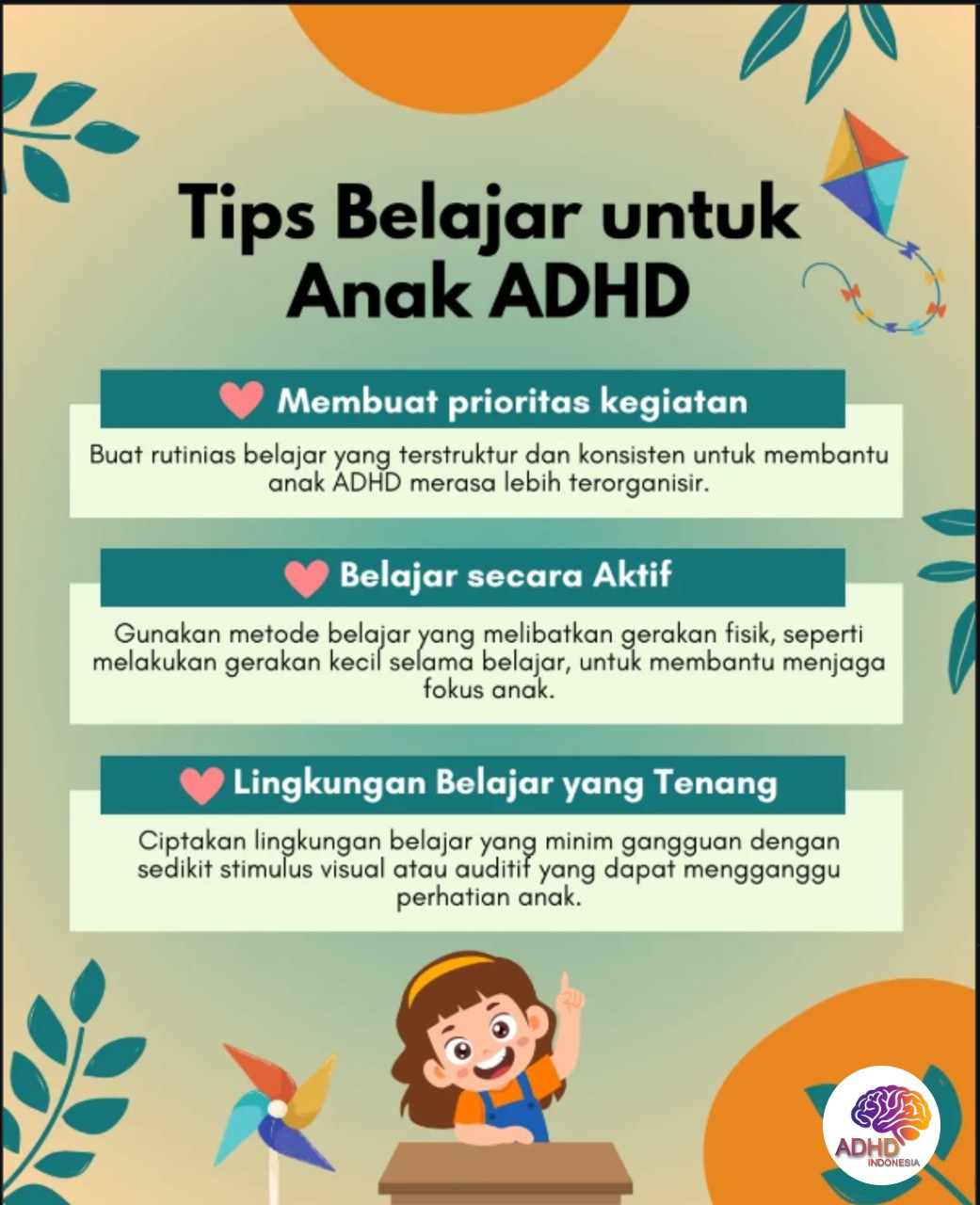 Strategi Belajar yang Cocok untuk Anak ADHD di Kabupaten Pandeglang